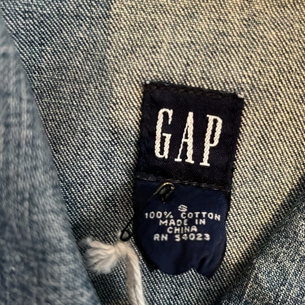 Harley Davidson Upcycled Jean Jacket Size Small S - image 7